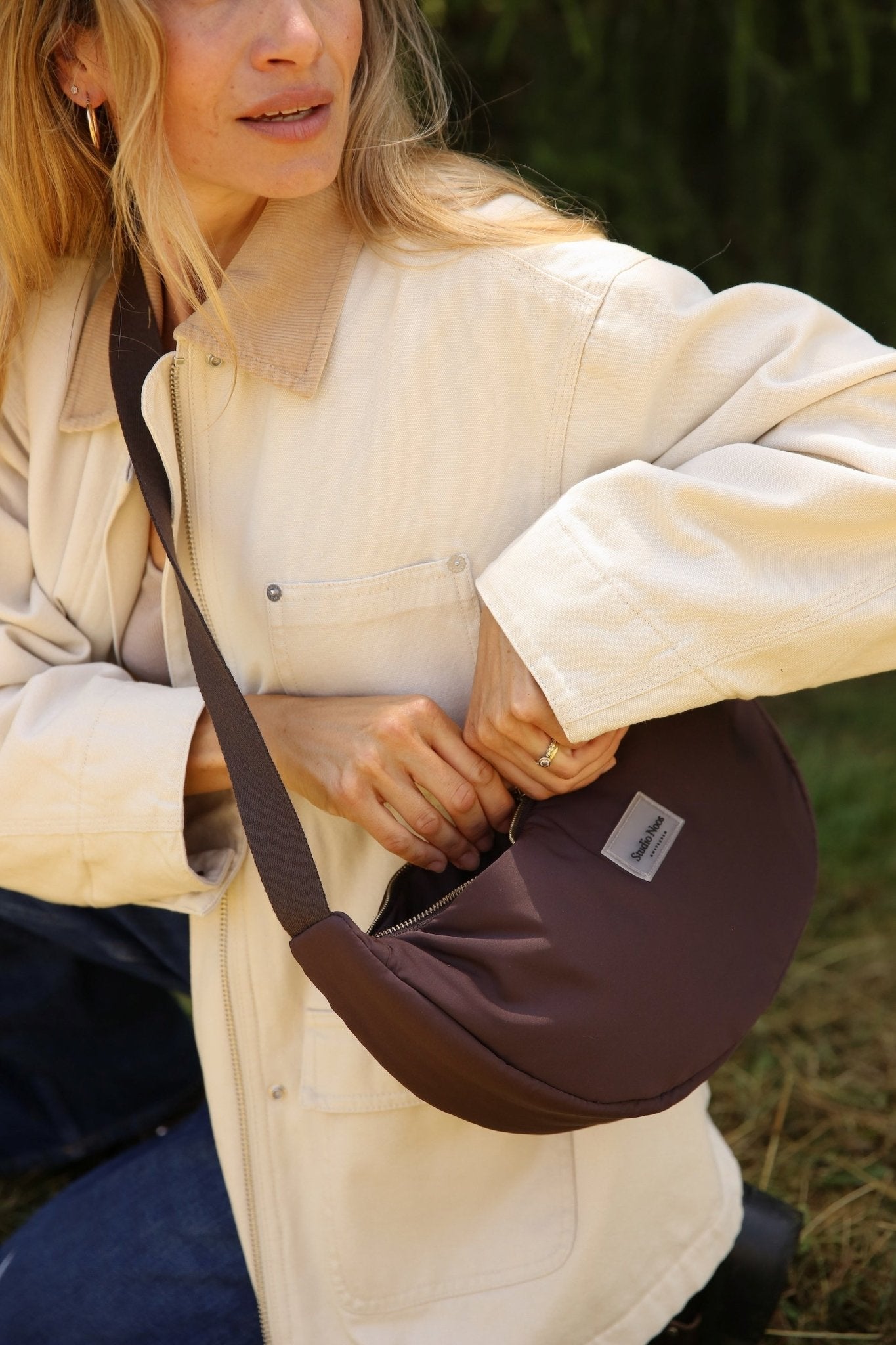 Crossbody ledvinka STUDIO NOOS Brown Puffy | Stylové doplňky pro děti a ženy | Lavly.cz