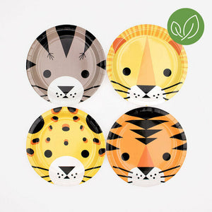 Papierové taniere Mini Animals