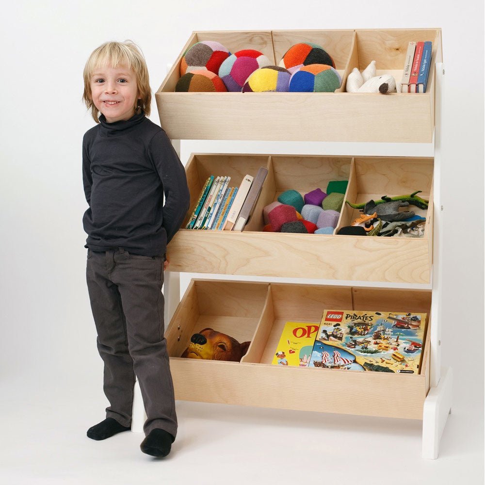 Regál na hračky / knihovna OEUF NYC Toy Store | Stylové doplňky pro děti a ženy | Lavly.cz