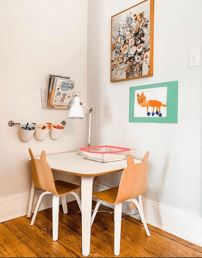 Set 2 židlí OEUF NYC - Králík | Stylové doplňky pro děti a ženy | Lavly.cz