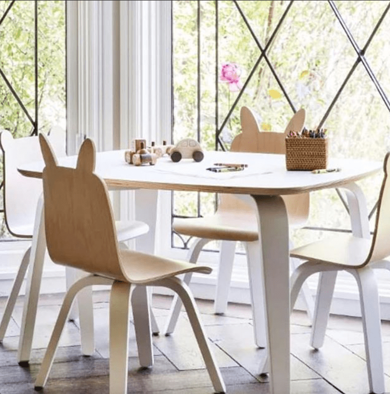 Set 2 židlí OEUF NYC - Králík | Stylové doplňky pro děti a ženy | Lavly.cz