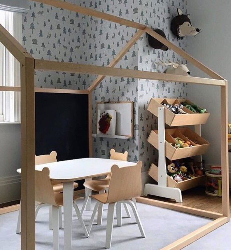 Set 2 židlí OEUF NYC - Medvěd | Stylové doplňky pro děti a ženy | Lavly.cz