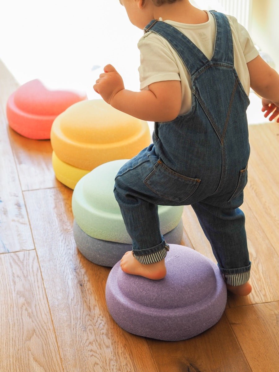 STAPELSTEIN® 6 ks Original Rainbow Pastel Balanční kameny | Stylové doplňky pro děti a ženy | Lavly.cz