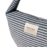 Crossbody taška STUDIO NOOS Light Blue / Brown Stripy Wool | Lavly.cz
