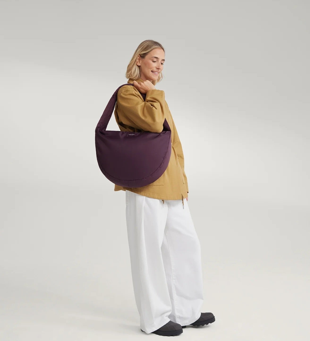 Crossbody taška STUDIO NOOS Burgundy Technical Puffy | Lavly.cz