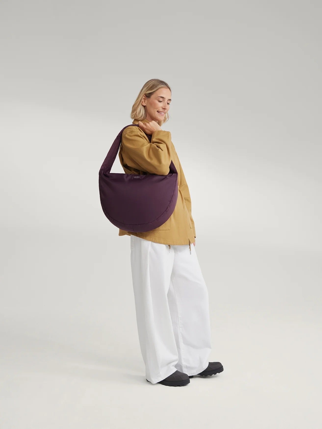 Crossbody taška STUDIO NOOS Burgundy Technical Puffy | Lavly.cz