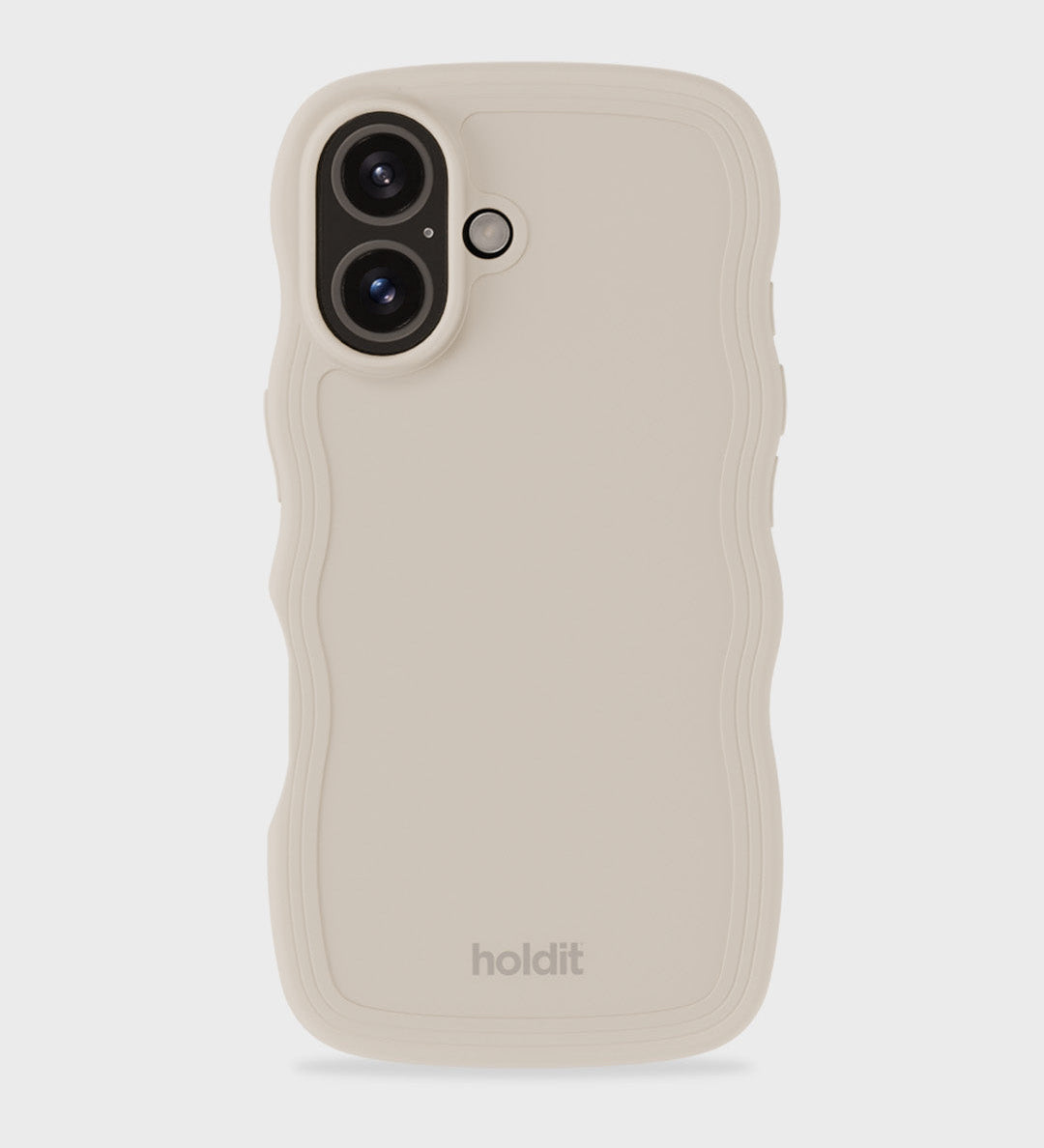 Kryt na iPhone HOLDIT Wavy Light Beige