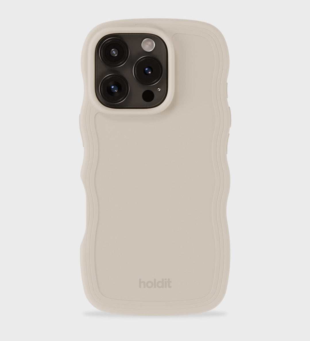 Kryt na iPhone HOLDIT Wavy Light Beige