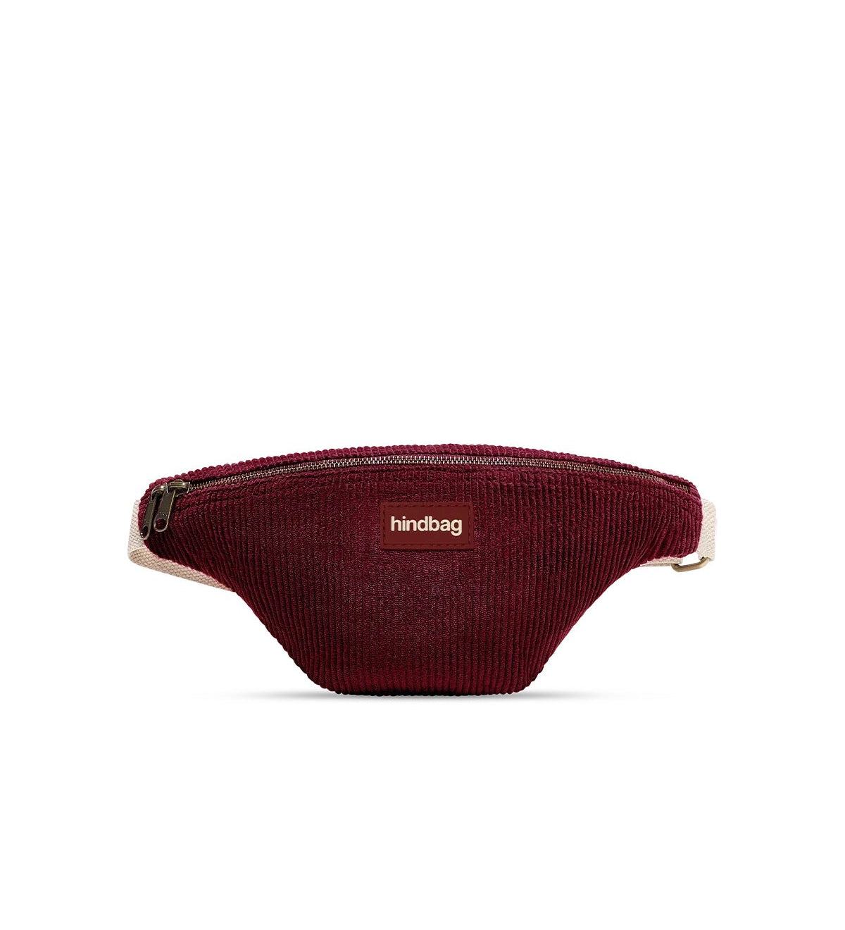 Crossbody ledvinka HINDBAG Olivia Velvet Burgundy | Lavly.cz
