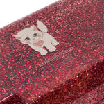 Kreativní kufřík na tvoření – organizér + výtvarné potřeby KONGES SLOJD Glitter Rose | Lavly.cz