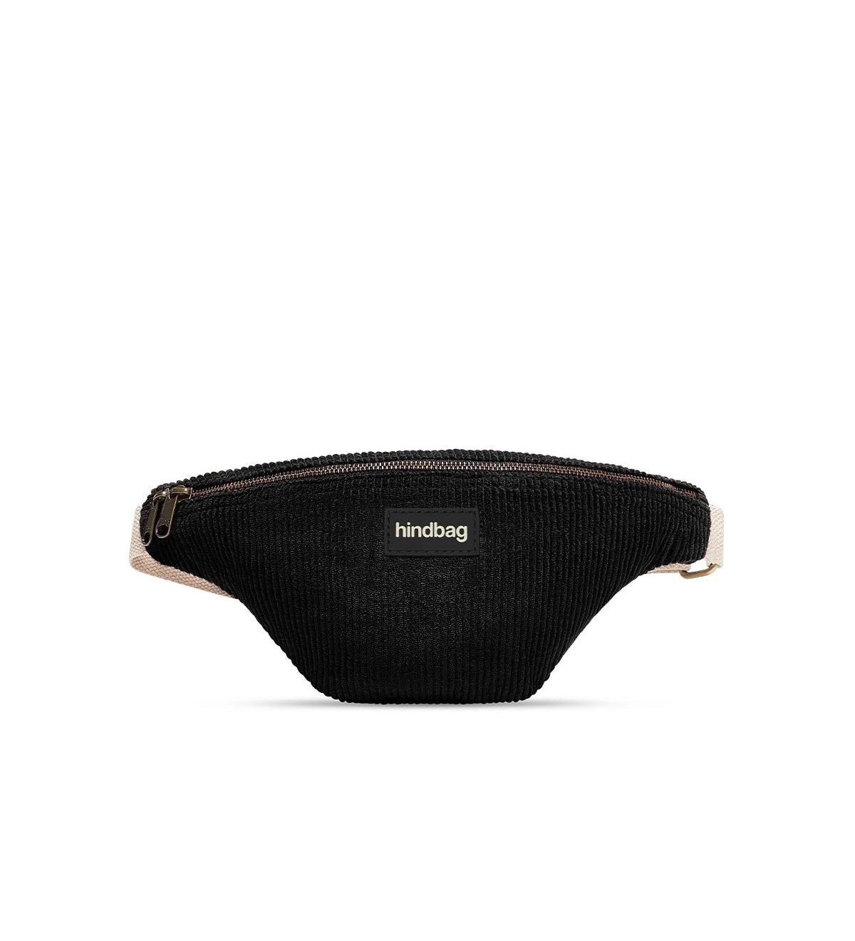 Crossbody ledvinka HINDBAG Olivia Velvet Black | Lavly.cz