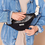 Crossbody ledvinka HINDBAG Olivia Quilted Black | Lavly.cz
