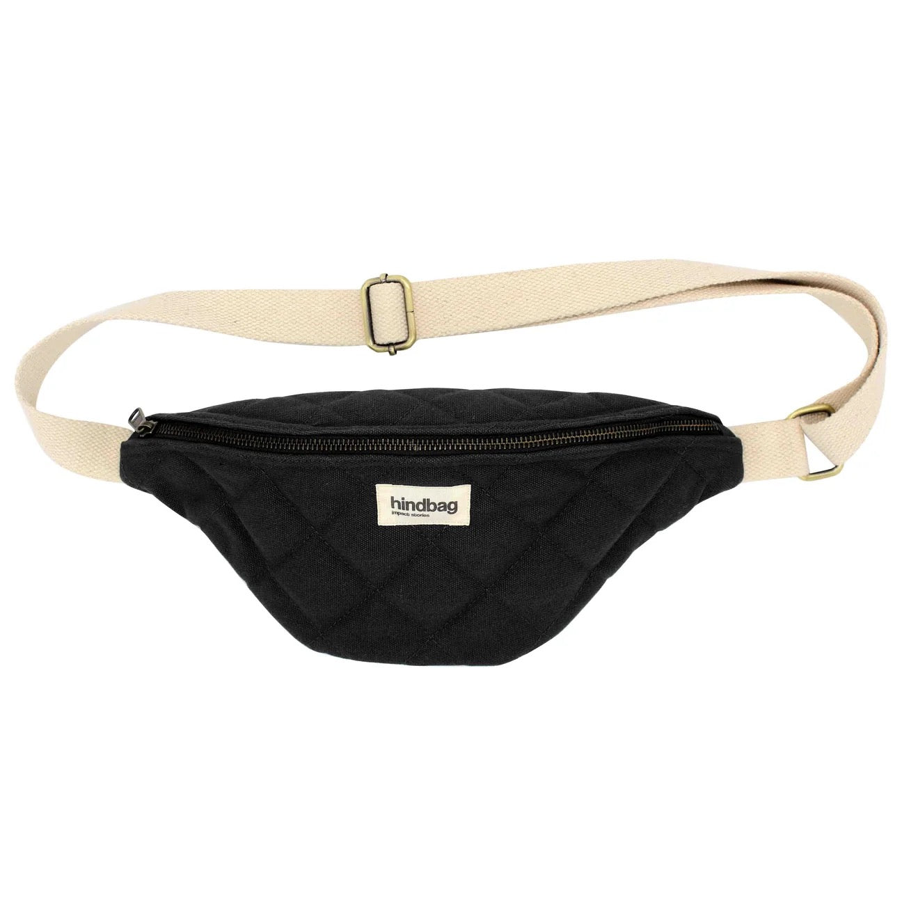 Crossbody ledvinka HINDBAG Olivia Quilted Black | Lavly.cz