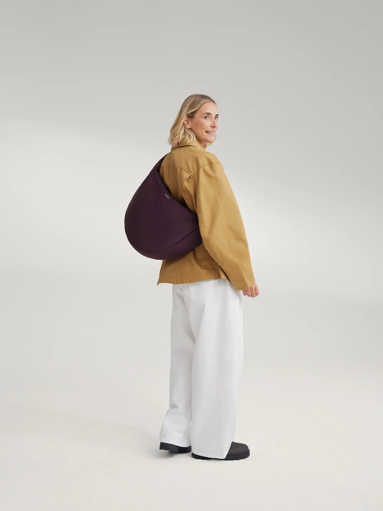 Crossbody taška STUDIO NOOS Burgundy Technical Puffy | Lavly.cz