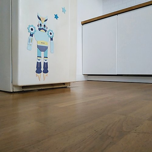 Sada magnetických obrázků - Roboti - Lavly