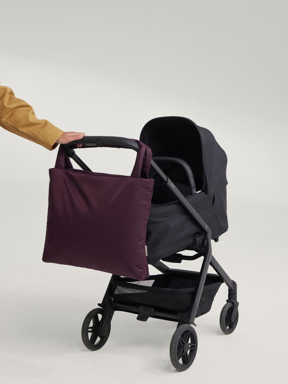 Taška Mom Bag STUDIO NOOS Burgundy Technical Puffy | Lavly.cz