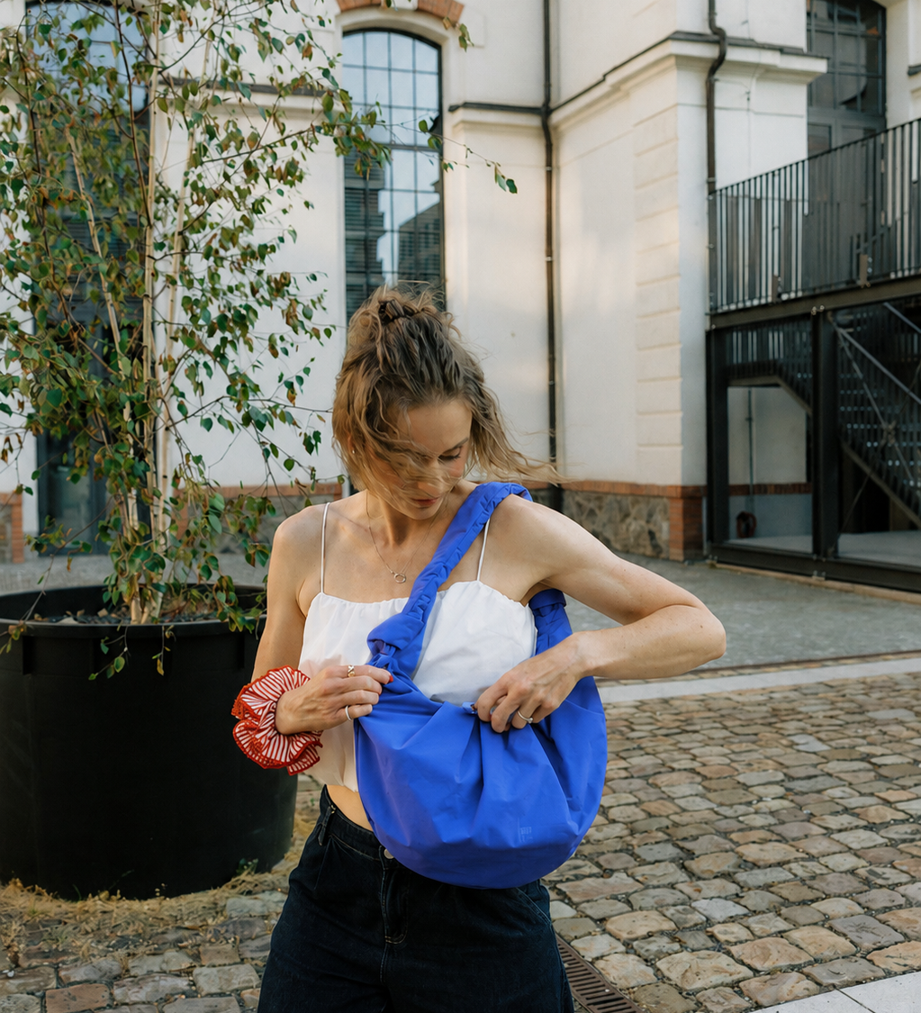 Taška GOT BAG Pleat Moon Large Cobalt | Lavly.cz