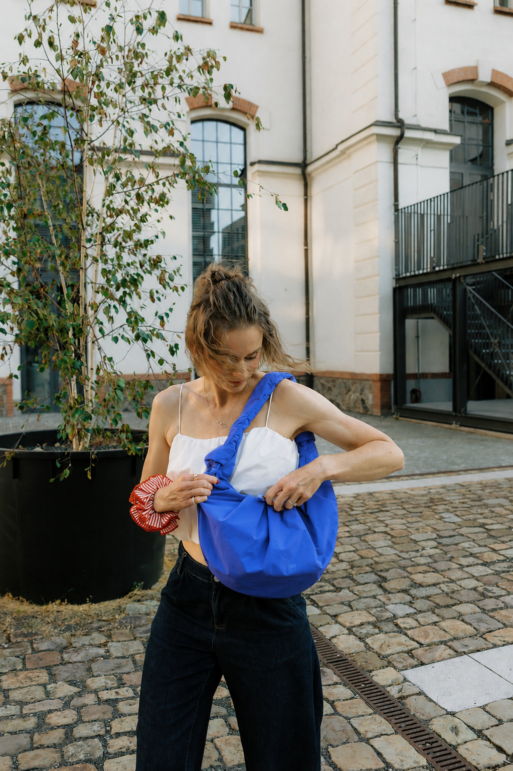 Taška GOT BAG Pleat Moon Large Cobalt | Lavly.cz