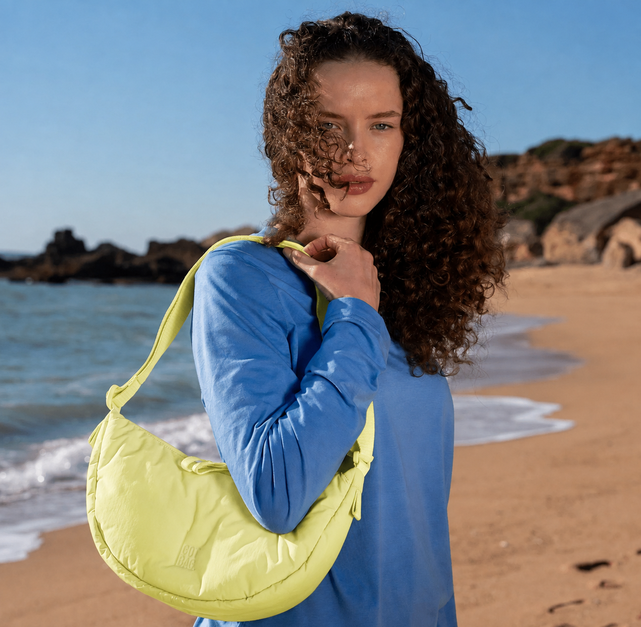 Crossbody ledvinka GOT BAG Cloud Moon Small Sea Lemon | Lavly.cz