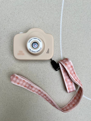 Detský digitálny fotoaparát MRS. ERTHA Cam Cam Verze II Ivory Cute Strawberries