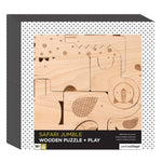 Dřevěná zvířátka - puzzle PETIT COLLAGE - Lavly