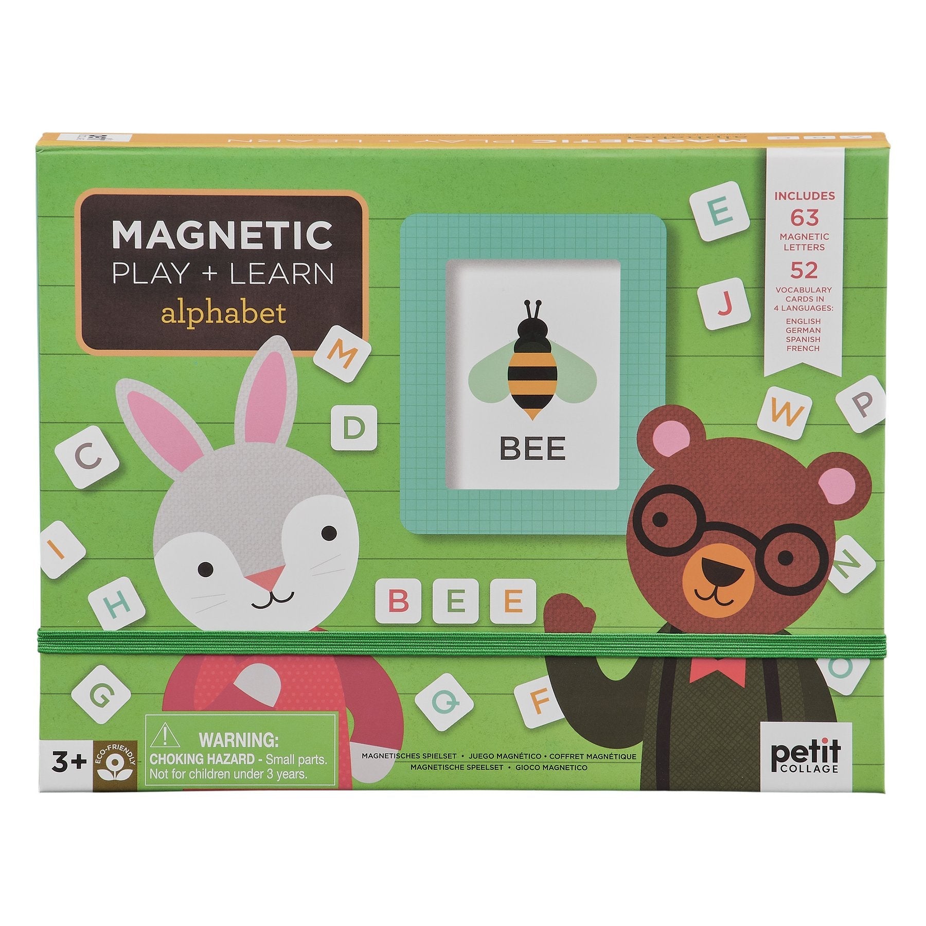 Magnetické puzzle Abeceda - Učíme se jazyky PETIT COLLAGE - Lavly