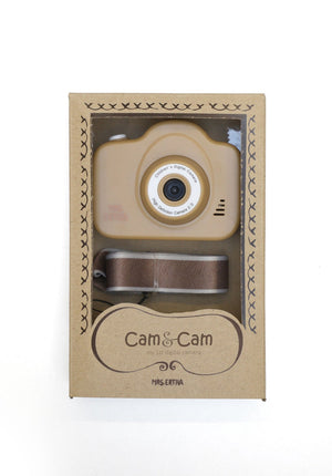 Detský digitálny fotoaparát MRS. ERTHA Cam Cam Verzia II Peanut Zebra String