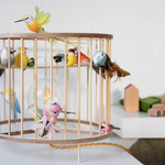 Stolní lampa LAKALUK Birdcage přírodní - Lavly