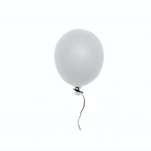 Keramický balónik na stenu ByON - Biely menší
