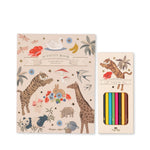 Activity Book s pastelkami KONGES SLOJD | Stylové doplňky pro děti a ženy | Lavly.cz