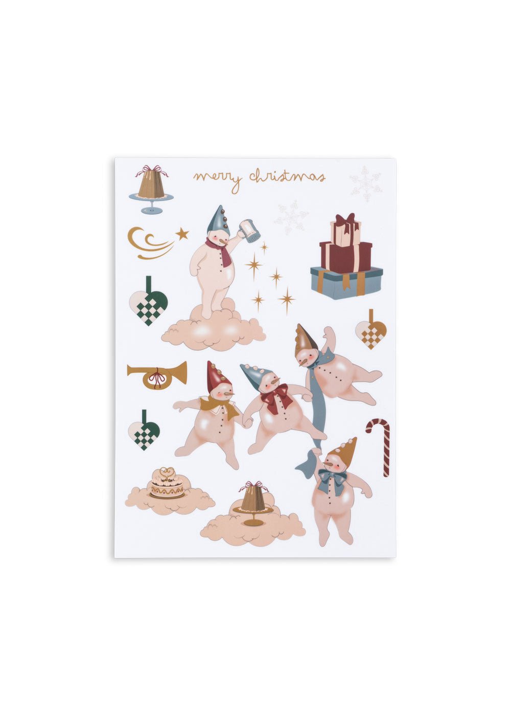 Adventní dekorace do oken KONGES SLOJD Let It Snow | Stylové doplňky pro děti a ženy | Lavly.cz