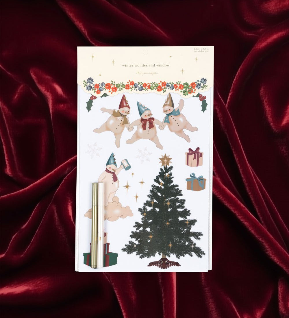 Adventní dekorace do oken KONGES SLOJD Let It Snow | Stylové doplňky pro děti a ženy | Lavly.cz