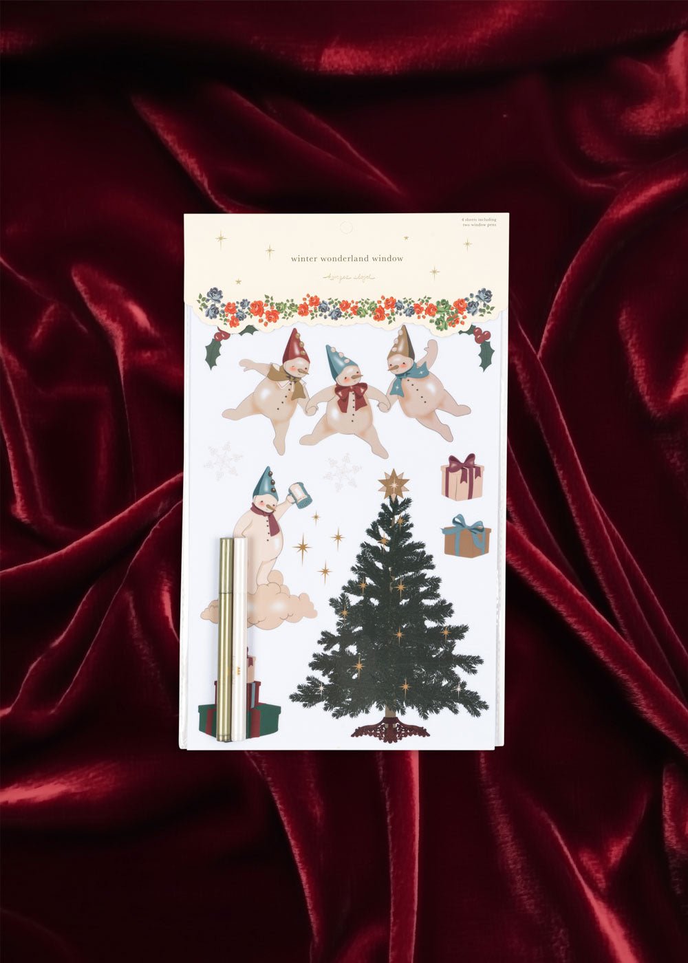 Adventní dekorace do oken KONGES SLOJD Let It Snow | Stylové doplňky pro děti a ženy | Lavly.cz