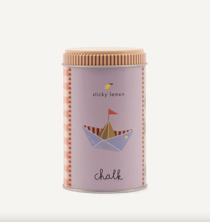 Barevné křídy v plechovce STICKY LEMON | Stylové doplňky pro děti a ženy | Lavly.cz