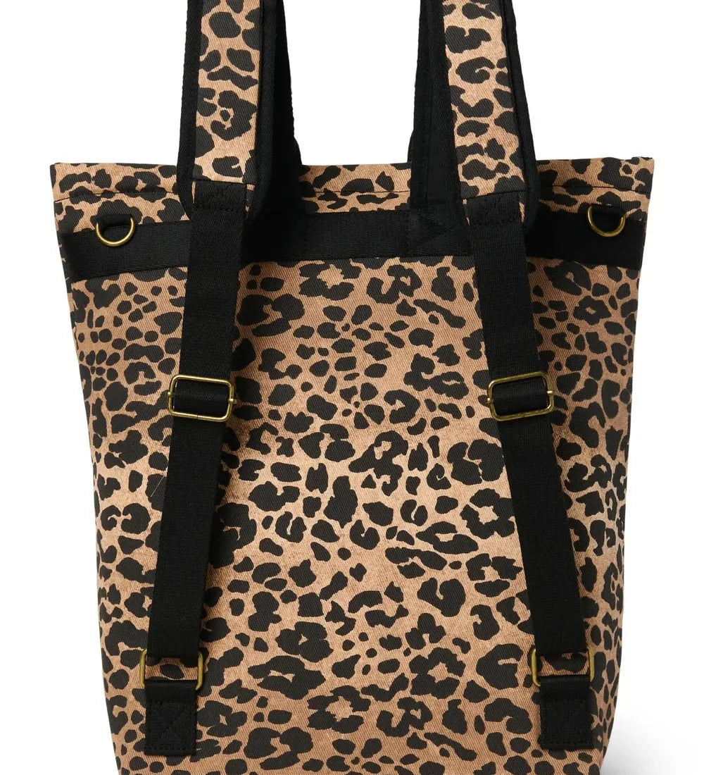 Batoh pro dospělé STUDIO NOOS Brown Leopard Cotton | Lavly.cz
