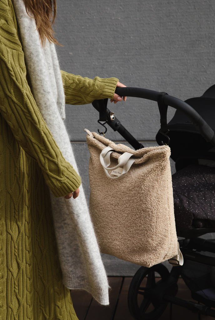 Batoh pro maminky STUDIO NOOS Teddy Ecru | Stylové doplňky pro děti a ženy | Lavly.cz
