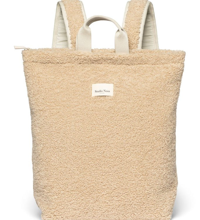 Batoh pro maminky STUDIO NOOS Teddy Ecru | Stylové doplňky pro děti a ženy | Lavly.cz