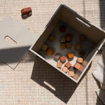 Boxík Nofred Cube Storage Beige | Stylové doplňky pro děti a ženy | Lavly.cz