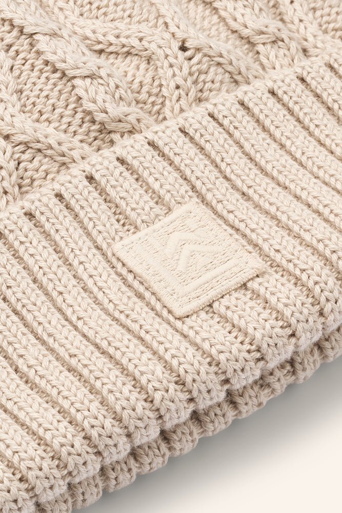 Čepice s copánkovým vzorem LIEWOOD Ezra Beanie Sandy | Stylové doplňky pro děti a ženy | Lavly.cz