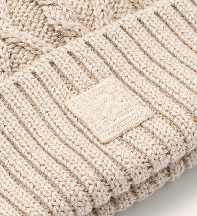 Čepice s copánkovým vzorem LIEWOOD Ezra Beanie Sandy | Stylové doplňky pro děti a ženy | Lavly.cz