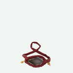 Crossbody kabelka se stahováním THE STICKY SIS CLUB Vin Rouge | Lavly.cz