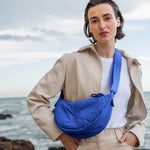 Crossbody ledvinka GOT BAG Cloud Moon Small Cobalt | Lavly.cz
