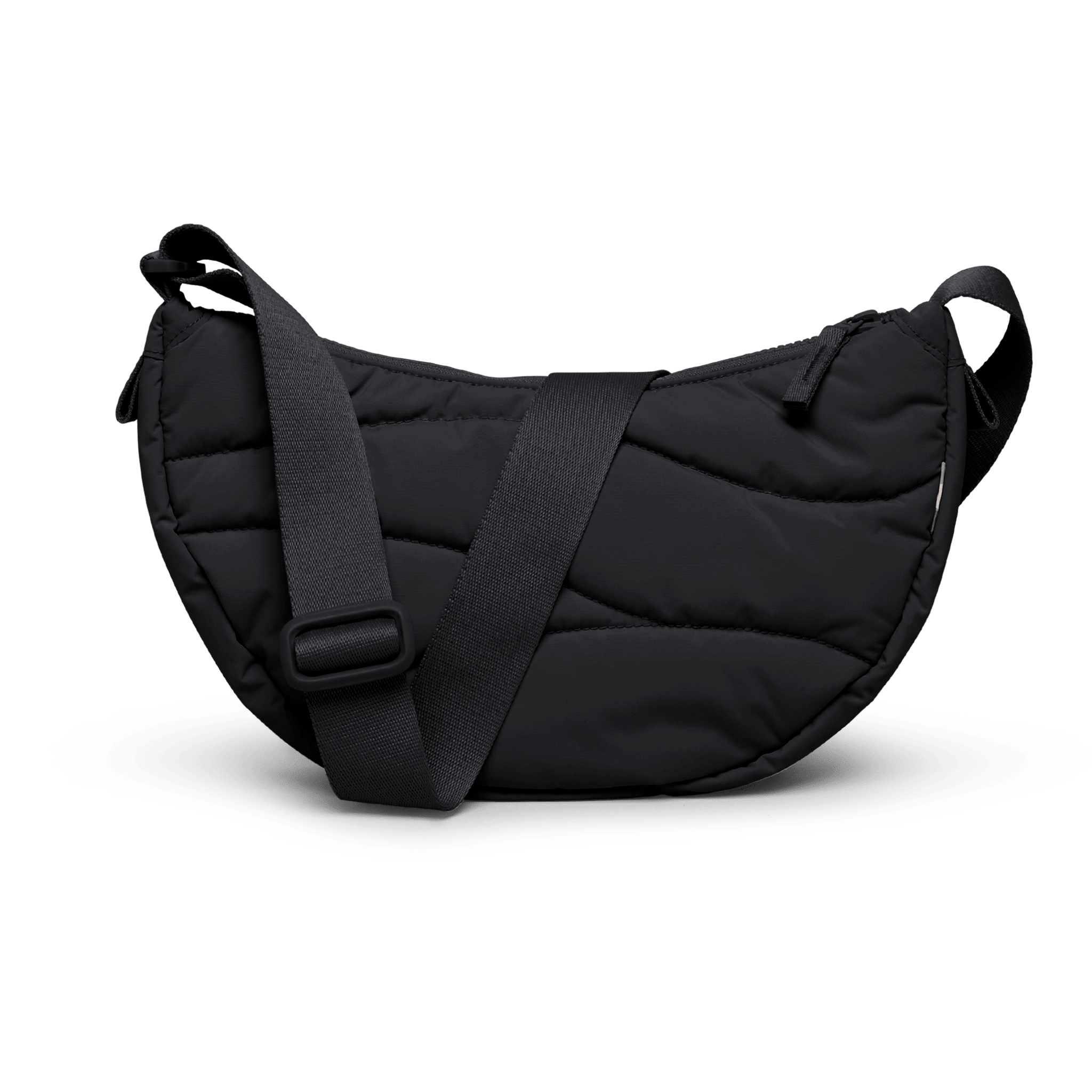 Crossbody ledvinka GOT BAG Wavy Puffer Black | Lavly.cz