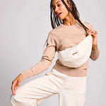 Crossbody ledvinka HINDBAG Andrea Teddy Arctic | Lavly.cz
