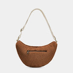 Crossbody ledvinka HINDBAG Andrea Teddy Brown | Lavly.cz