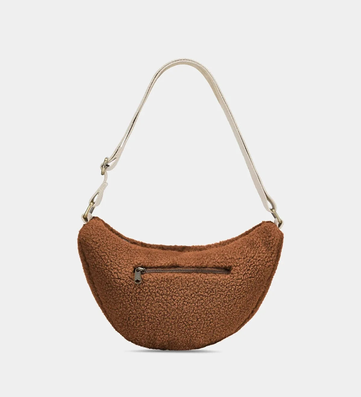 Crossbody ledvinka HINDBAG Andrea Teddy Brown | Lavly.cz