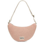 Crossbody ledvinka HINDBAG Andrea Teddy Powder Pink | Lavly.cz