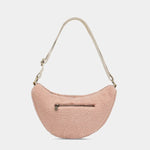 Crossbody ledvinka HINDBAG Andrea Teddy Powder Pink | Lavly.cz