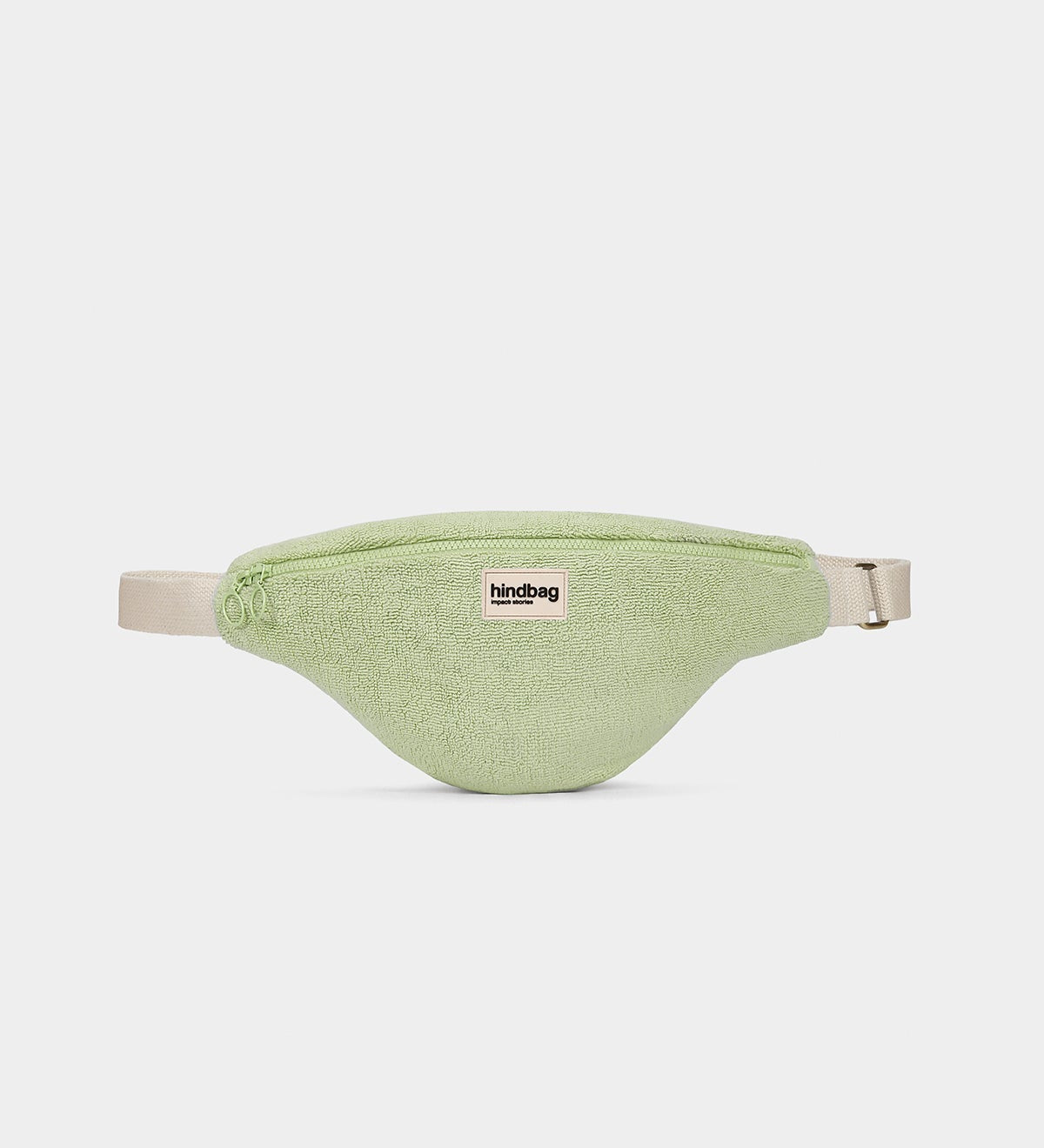 Crossbody ledvinka HINDBAG Olivia Almond Green Terry | Stylové doplňky pro děti a ženy | Lavly.cz