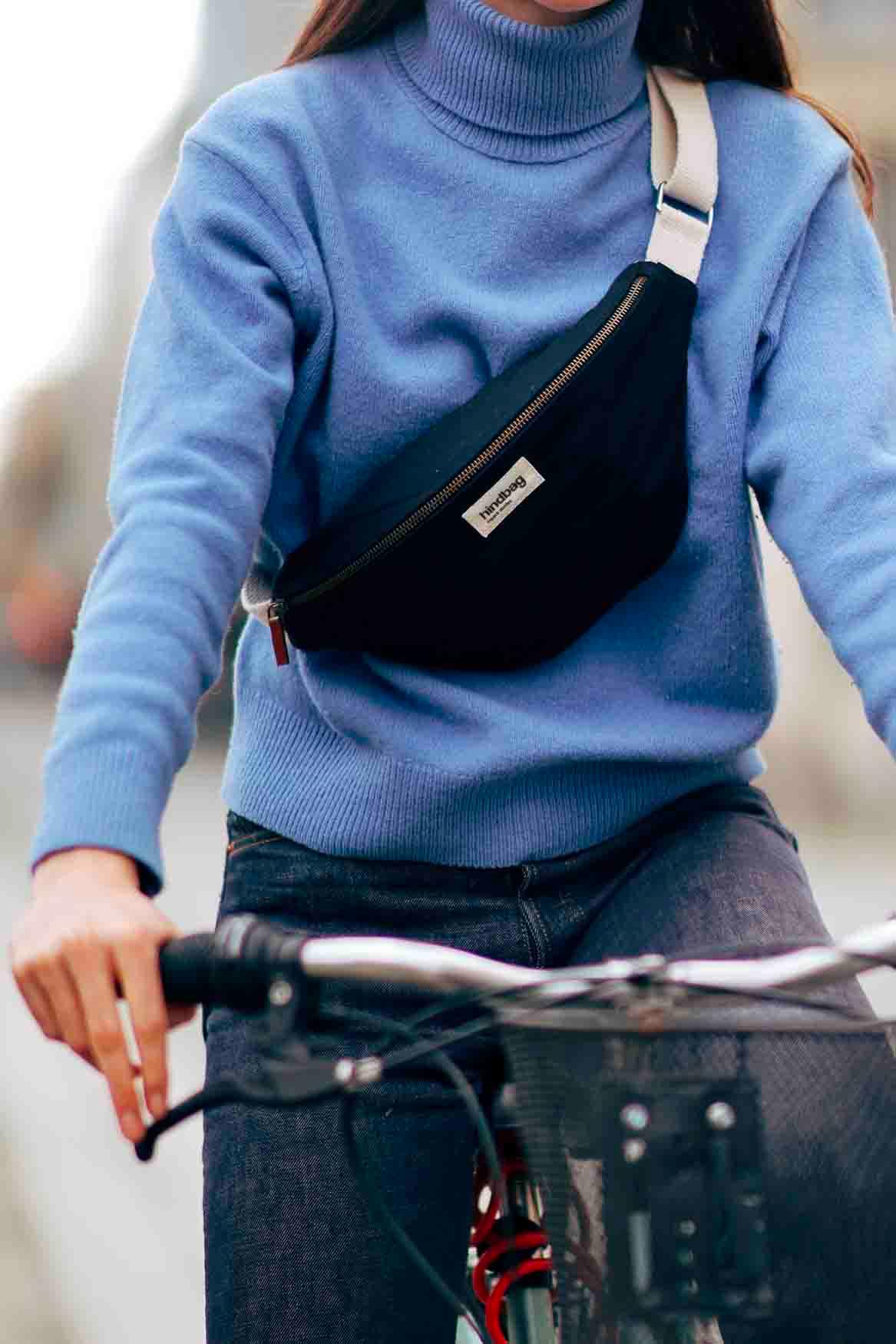 Crossbody ledvinka HINDBAG Olivia Black | Stylové doplňky pro děti a ženy | Lavly.cz